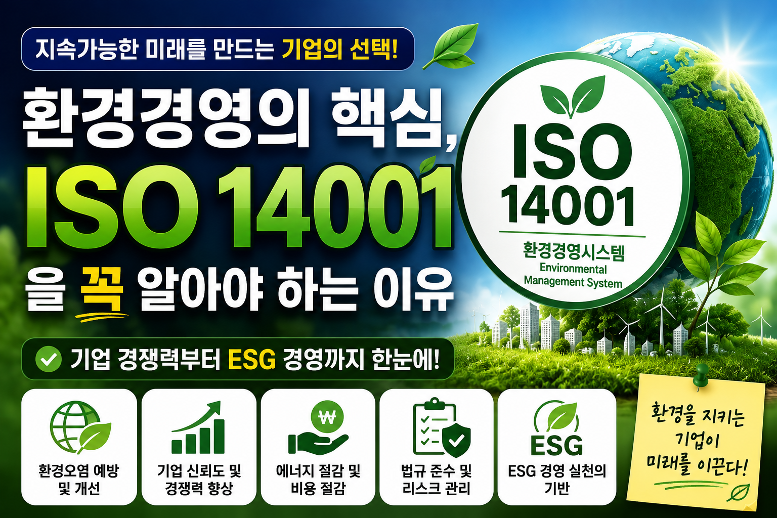 환경경영의 중심, ISO14001썸네일